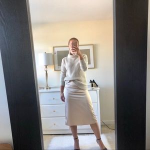 Zara Knit Turtleneck, beige